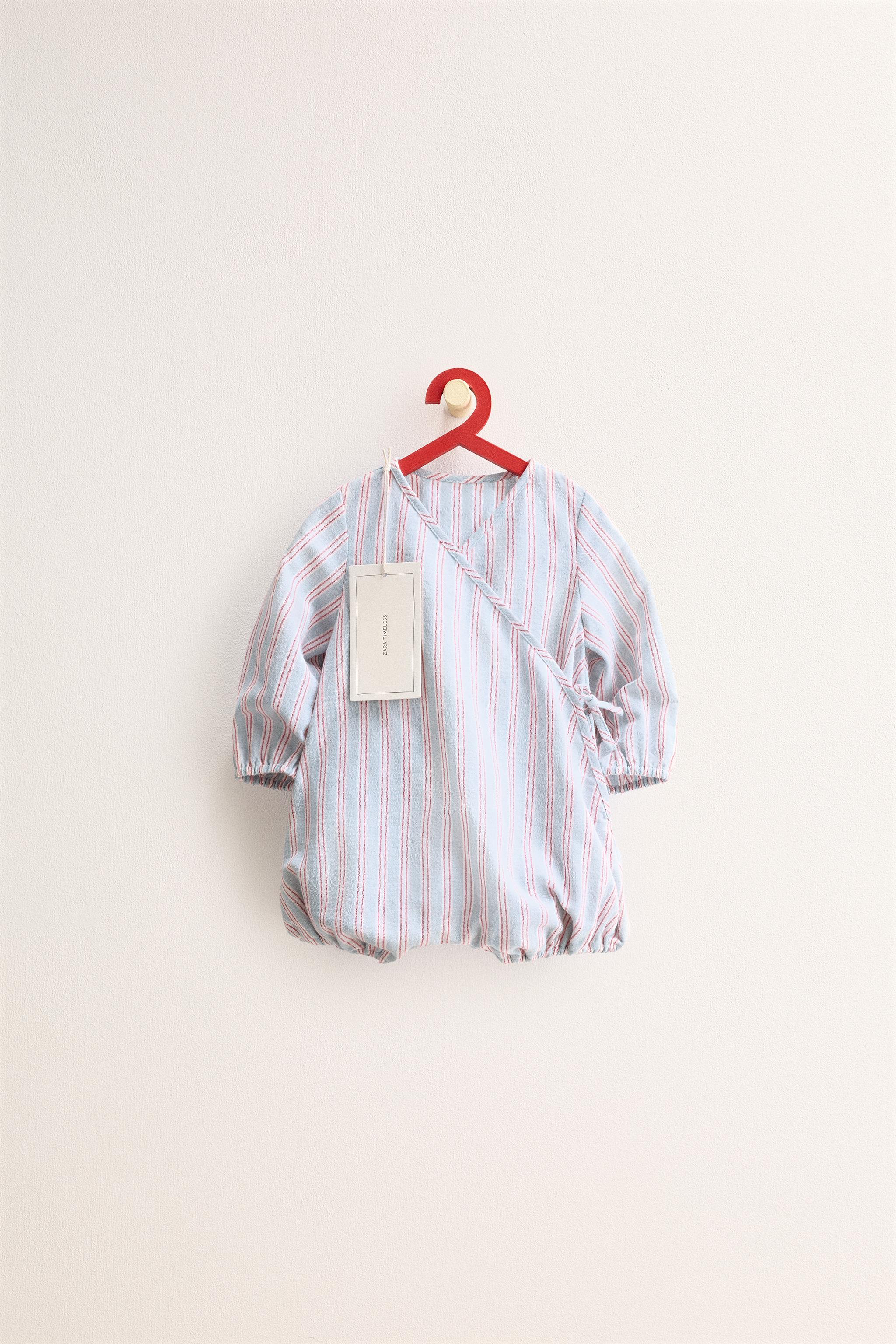 ZARA TIMELESS - STRIPED ROMPER